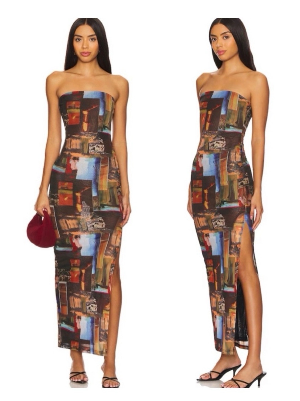 Superdown Estella Maxi Dress in Multi BNWT small